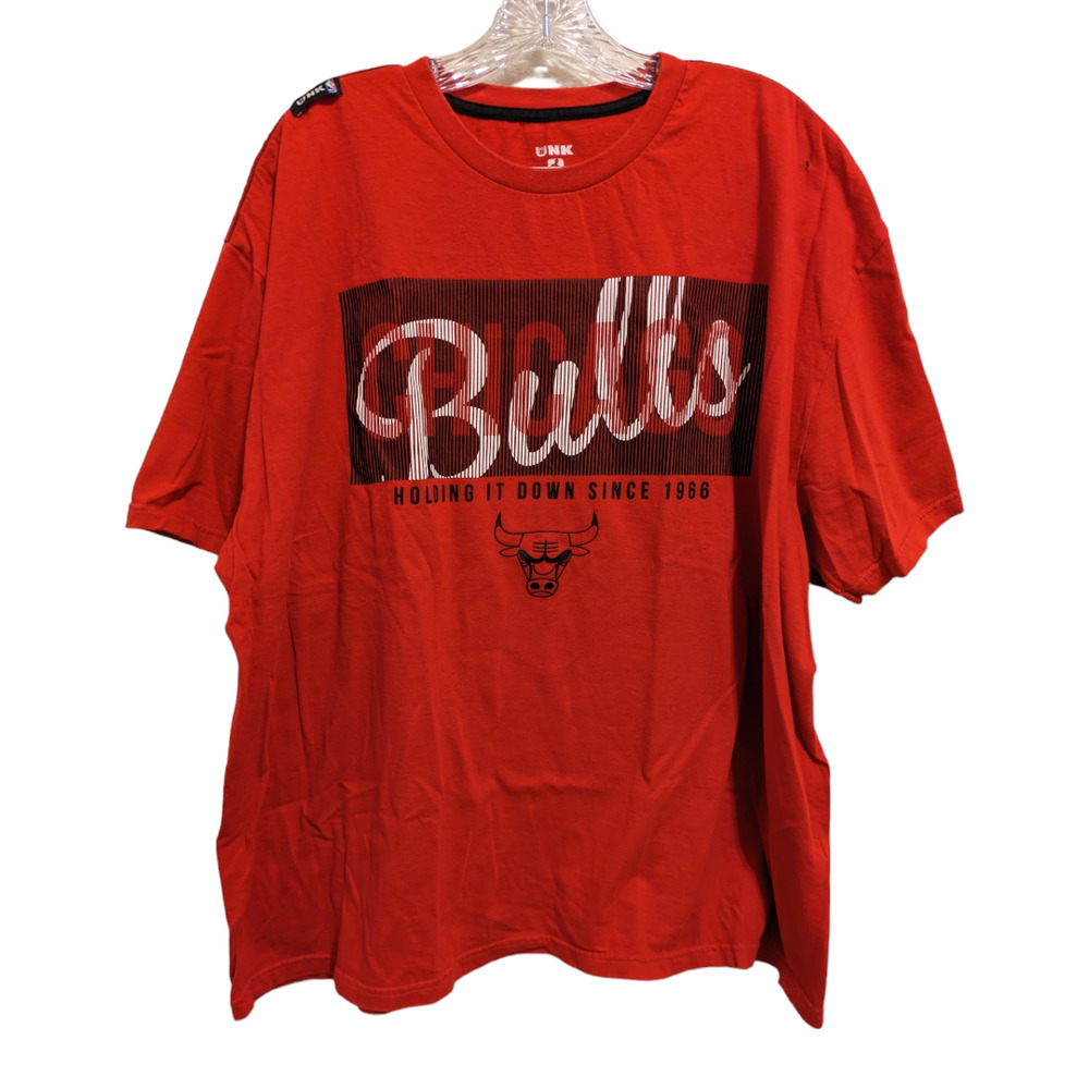 NBA UNK Chicago Bulls Holding It Down Since 1966 T-Shirt Men's 2X